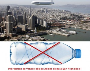 Bouteilles d'eau en plastique interdites à San Francisco